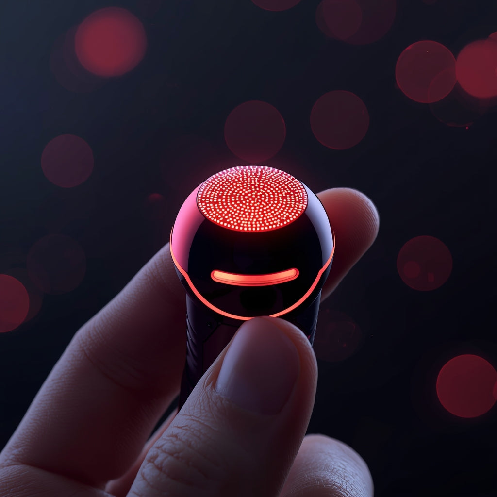 GlowLift™ Mini Facial Massager — LED Heat Therapy Device for Face & Neck