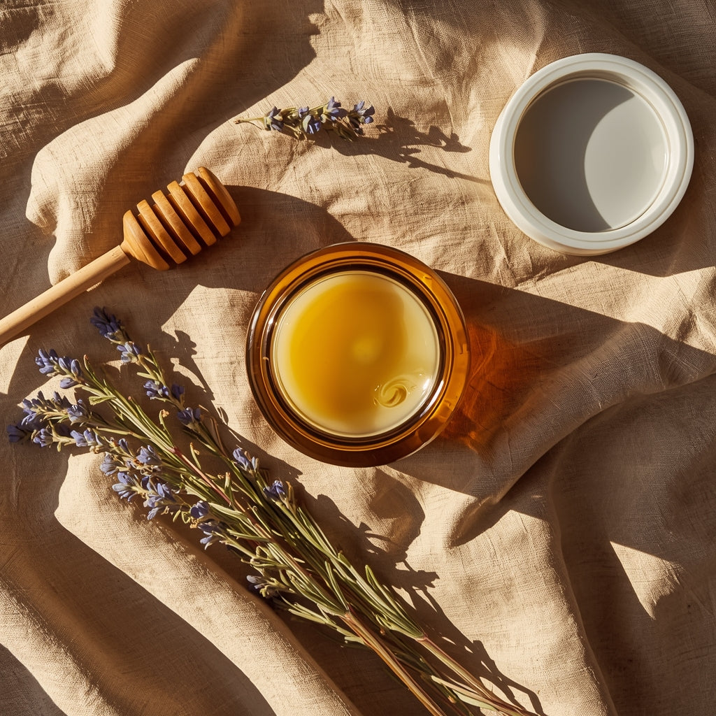 HoneyGlow™ Beef Tallow & Raw Honey Face Balm — Natural Deep Moisturizer