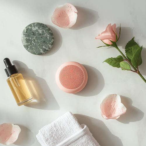 GlowLift™ Mini Facial Massager — LED Heat Therapy Device for Face & Neck