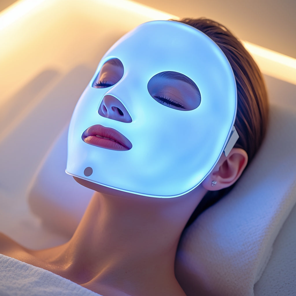 VelvetGlow™ LED Face Mask — 7-Color Light Therapy for Anti-Aging & Acne