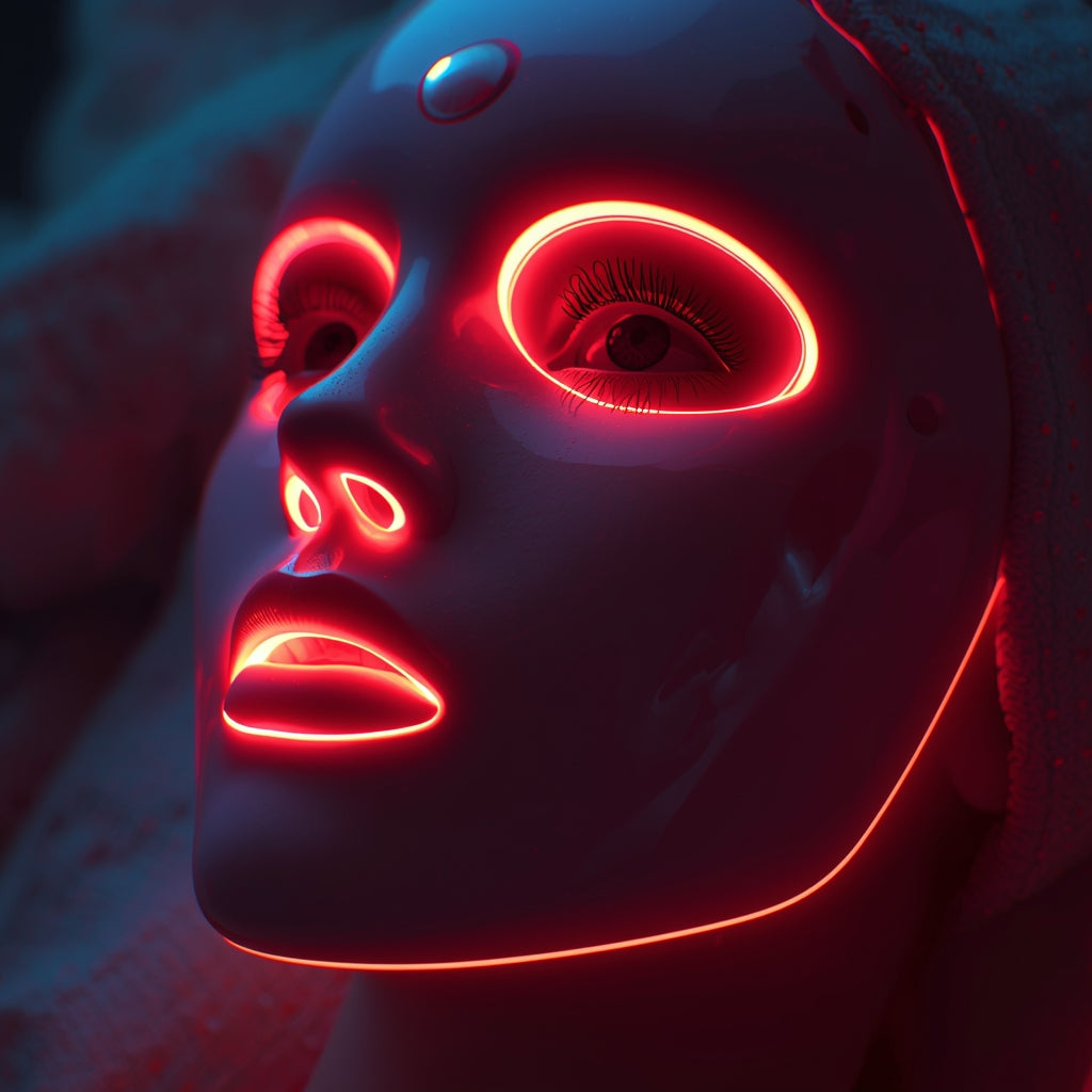 VelvetGlow™ LED Face Mask — 7-Color Light Therapy for Anti-Aging & Acne